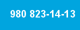 980 823-14-13 980 823-14-13